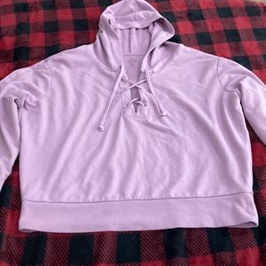 Lilac medium cropped hoodie